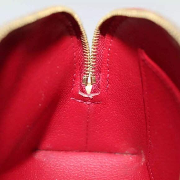 LOUIS VUITTON Vernis Rayure Pochette Cosmetic Pomme D'amour LV Auth - Picture 8 of 16